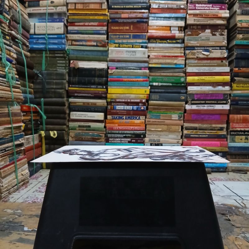 

lukisan cat minyak size tinggi 40cm lebar 27cm