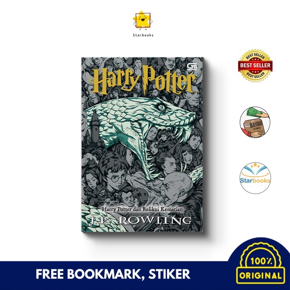 Buku Harry Potter dan Relikui Kematian - Gramedia Pustaka Utama (Novel)