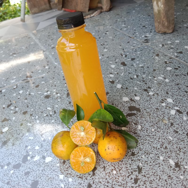 

sari jeruk peras asli 100% alami netto 250g