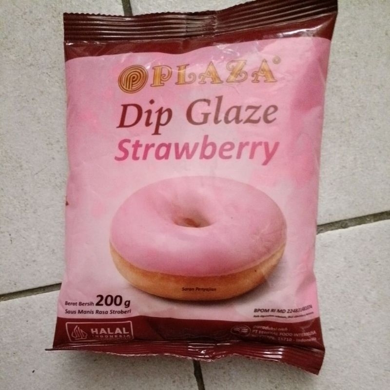 

Dip Glaze strawberry ( plaza ) 200gram