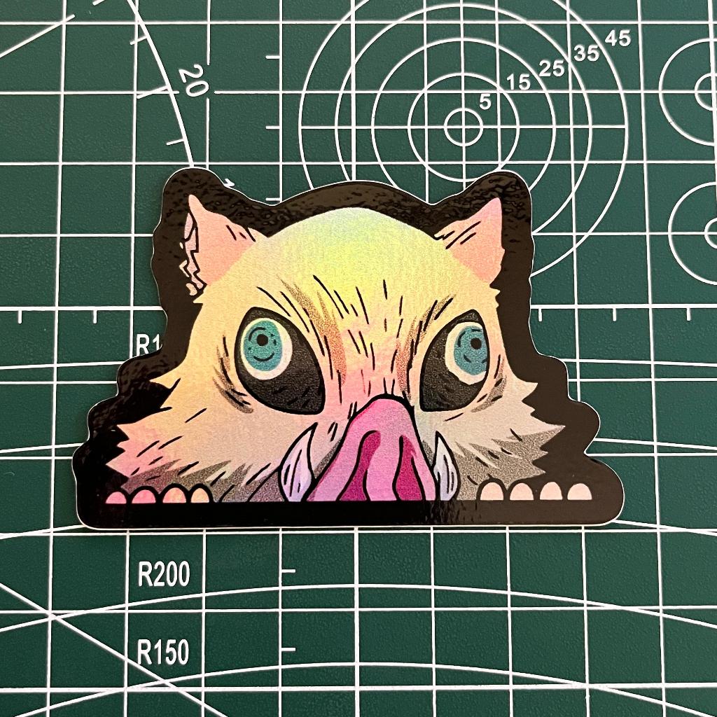 

Stiker hologram anime Kimetsu no Yaiba INOSUKE || STICKER HOLOGRAM ANIME INOSUKE