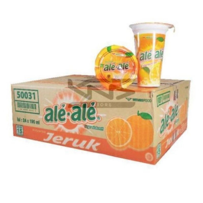 

Ale Ale Rasa Jeruk [180 ml /24 pcs / 1 karton ]