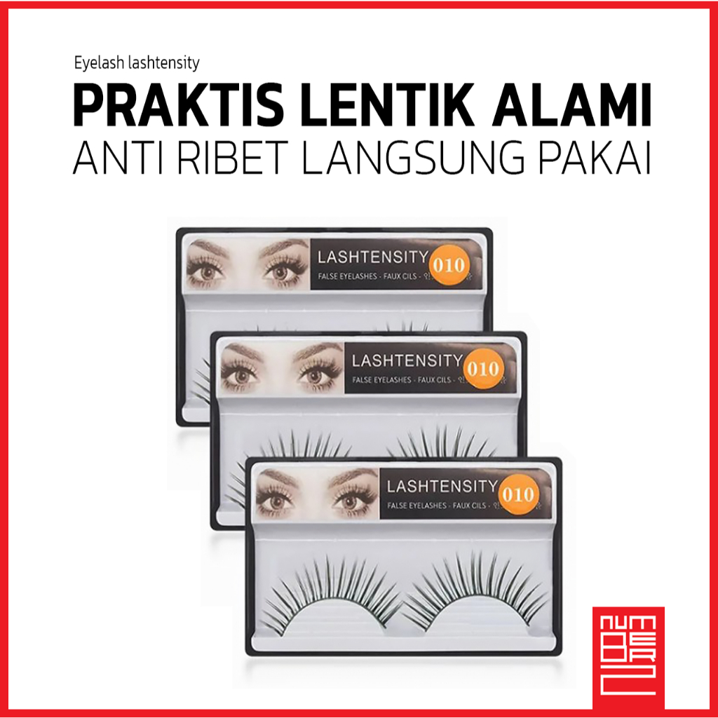Eyelash extension lashtensity bulu mata lebat lentik tebal & panjang curlers Latina natural Korean l