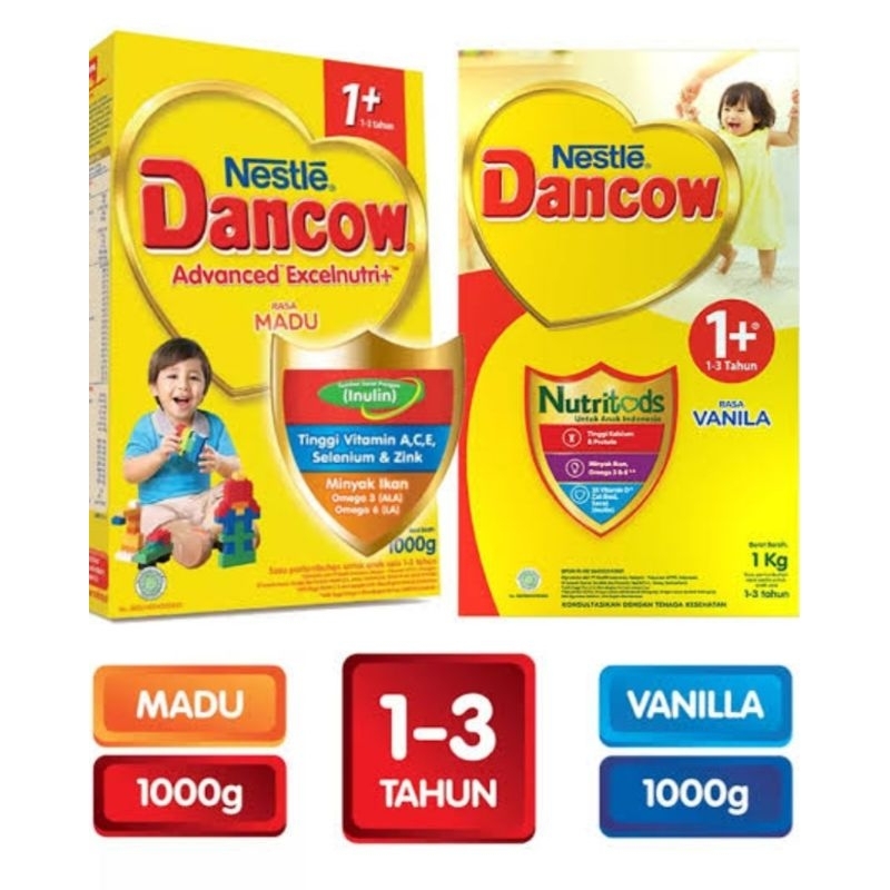 

Dancow 1+ 1000gr Vanila dan Madu