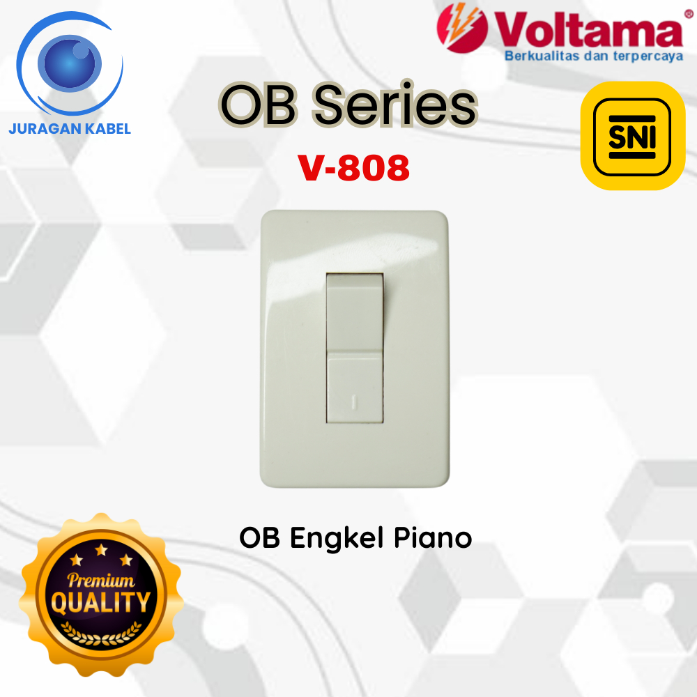 OB Engkel Piano V-808 Cream - Original Voltama  / OB Series