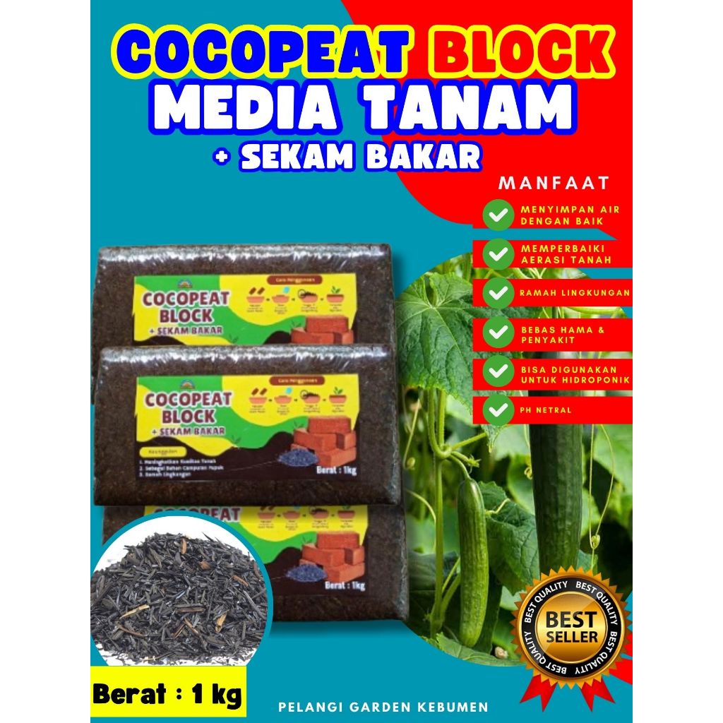 DIJAMIN ASLI  Cocopeat Alas Hamster