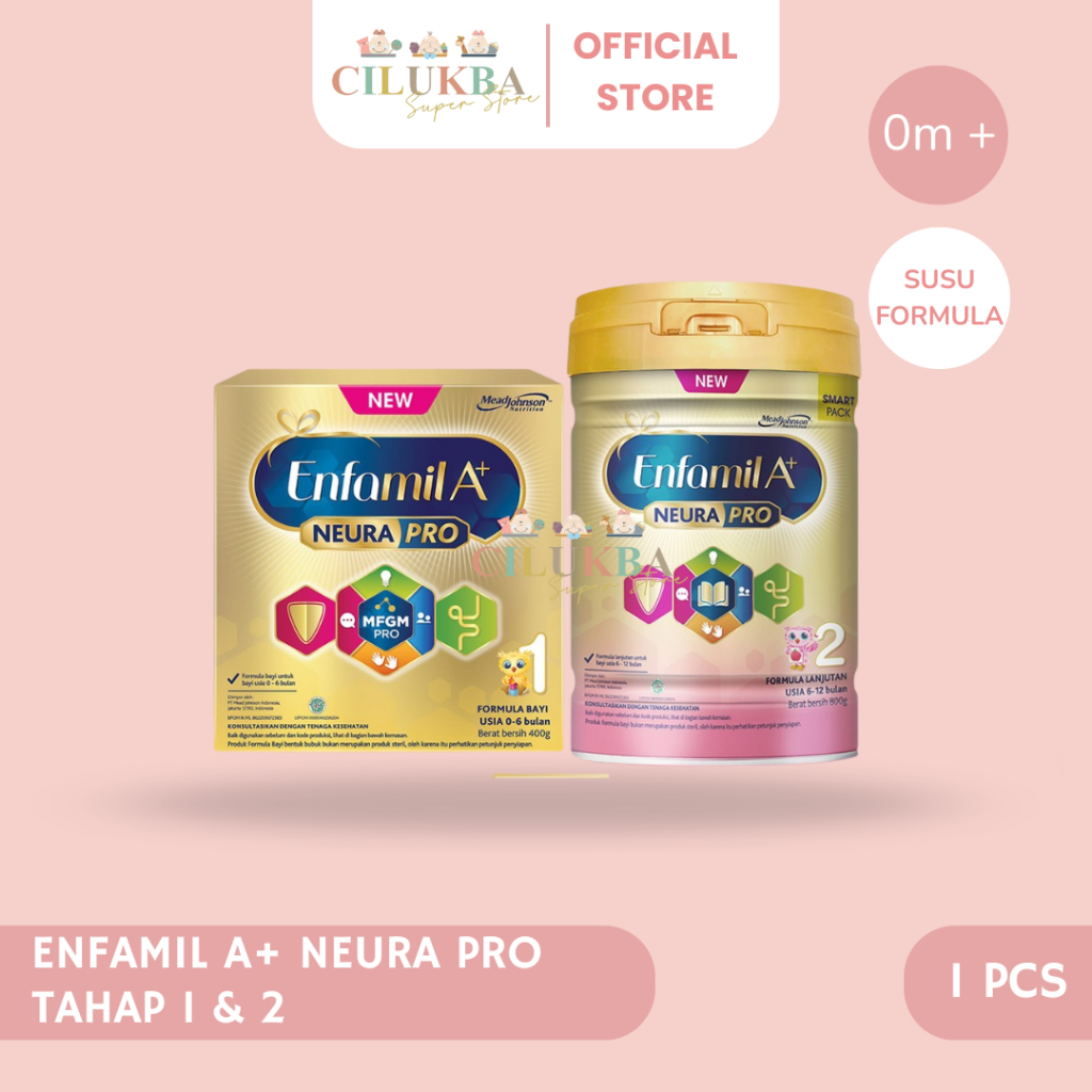 ENFAMIL A+ NEURA PRO TAHAP 1 & 2 | SUSU BAYI 0-6 BULAN | SUSU BAYI 6-12 BULAN | SUSU FORMULA | SUFOR