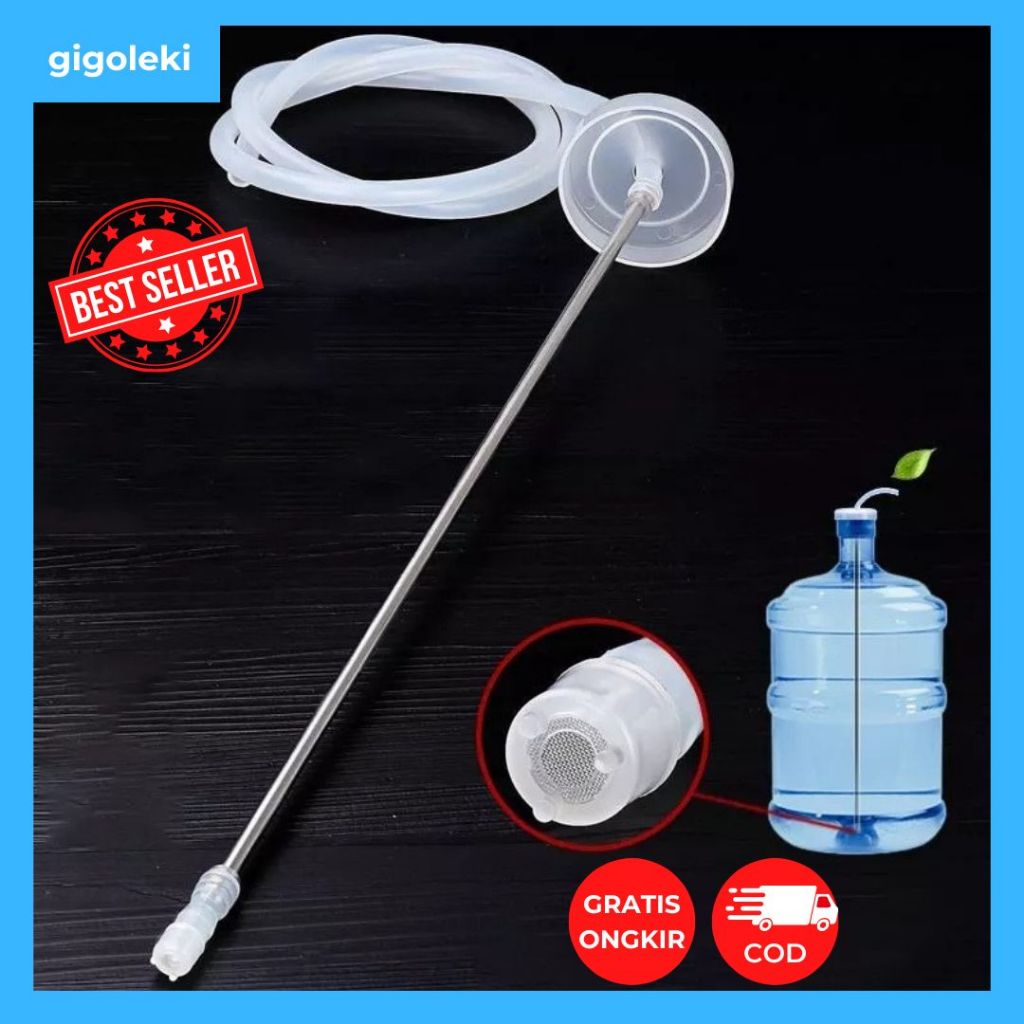 Selang Stainless 304 Selang Pompa Galon Elektrik Pipa Selang Hisap Air Dispenser Galon Foodgrade