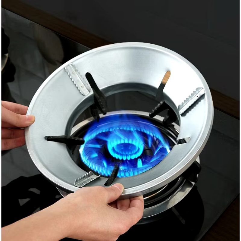 TATAKAN ALAS KOMPOR GAS ANTI ANGIN BULAT / NAMPAN DUDUKAN KAKI KOMPOR GAS BULAT / ALAS TATAKAN COVER