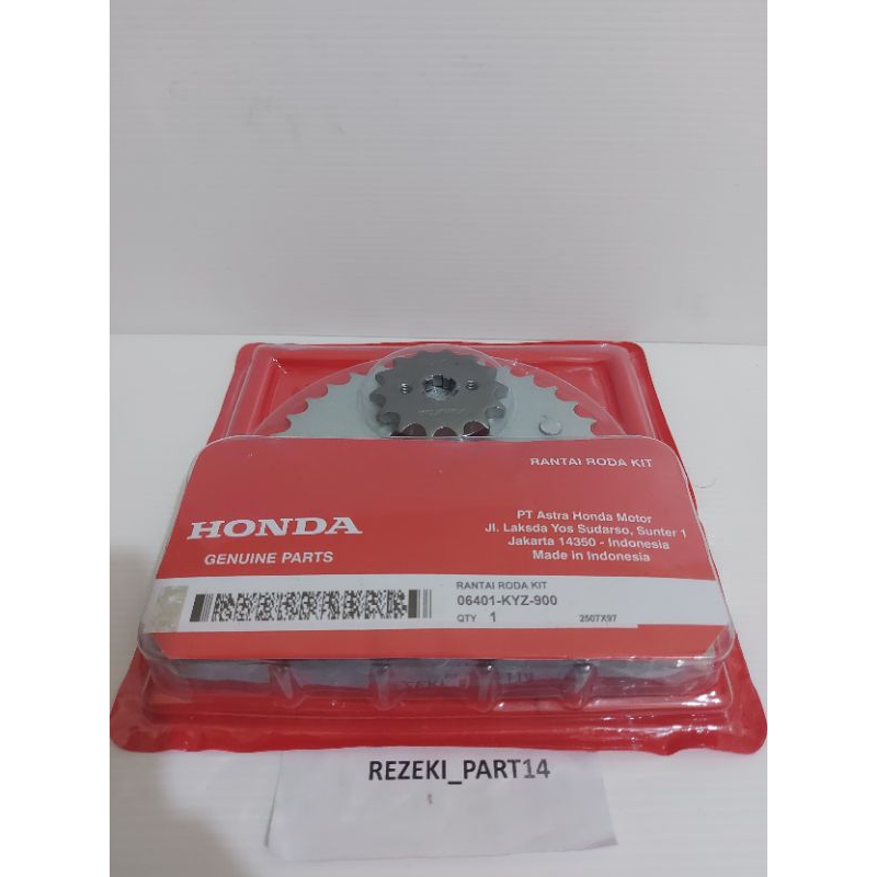 GEAR SET PAKET SUPRA X 125 HELMET KYZ UNTUK SEPEDA MOTOR SUPRA