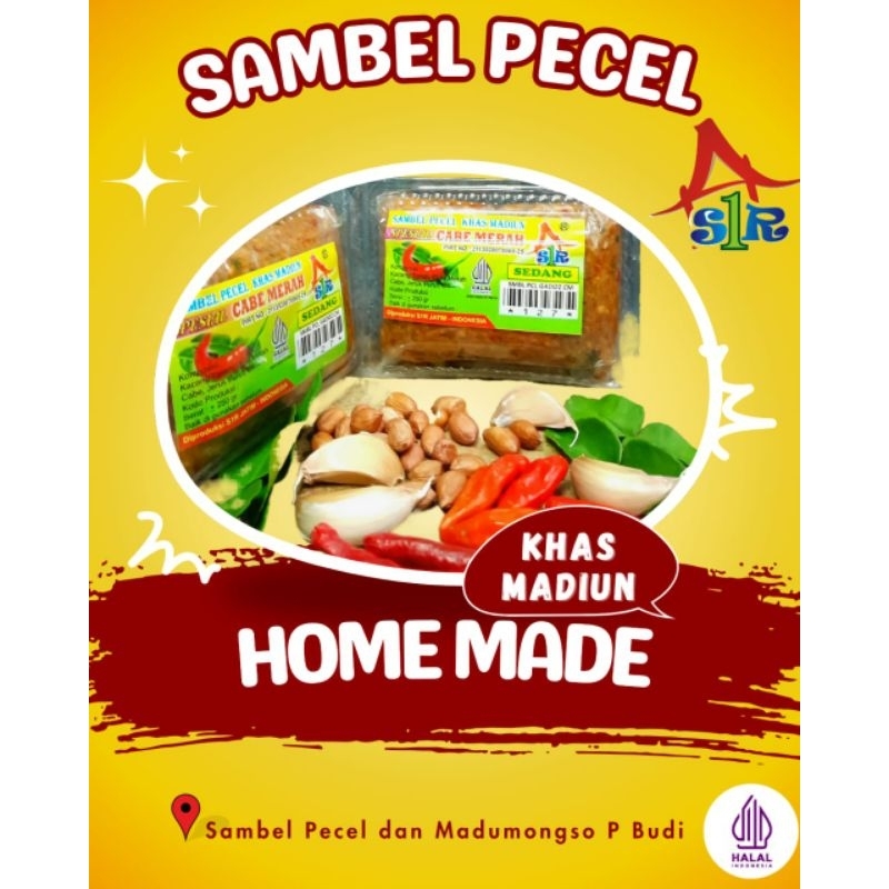 

Sambel Pecel Madiun | Bumbu Pecel | Sambal Kacang | Sambel Pecel 250gr | Sambel Pecel Khas Madiun | Cap Cabe Merah