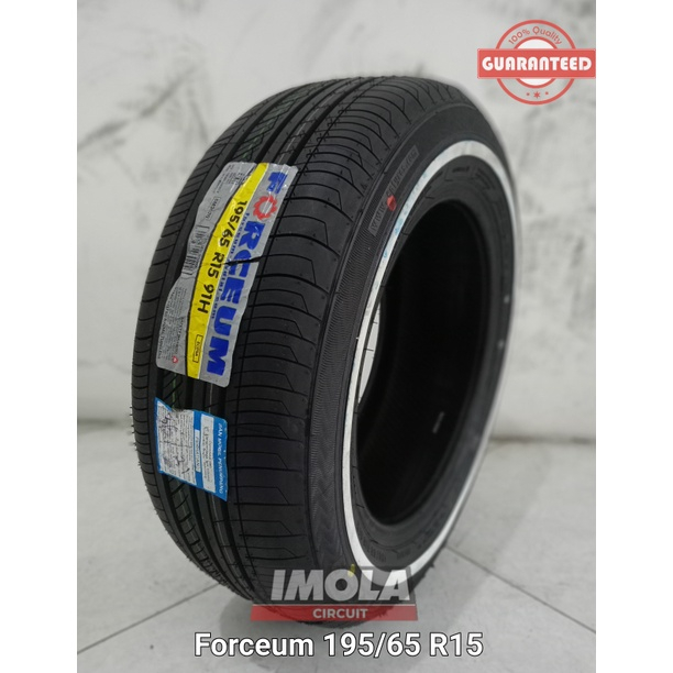 Ban R15 Tubles ukuran 195/65 Ring 15 List Putih
