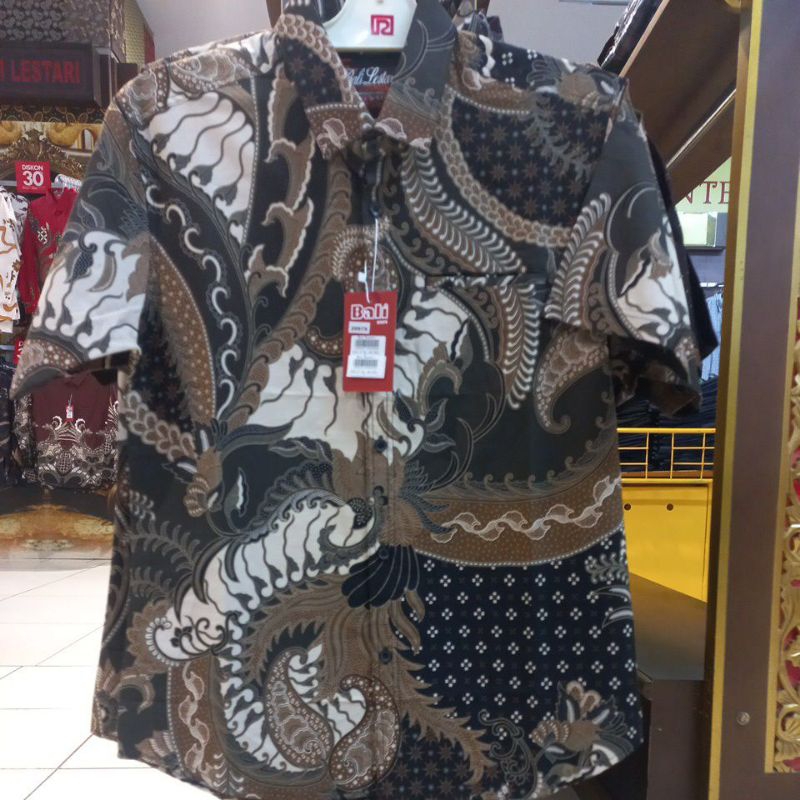 BATIK SLIMFIT LENGAN PENDEK BALI LESTARI ART 20979