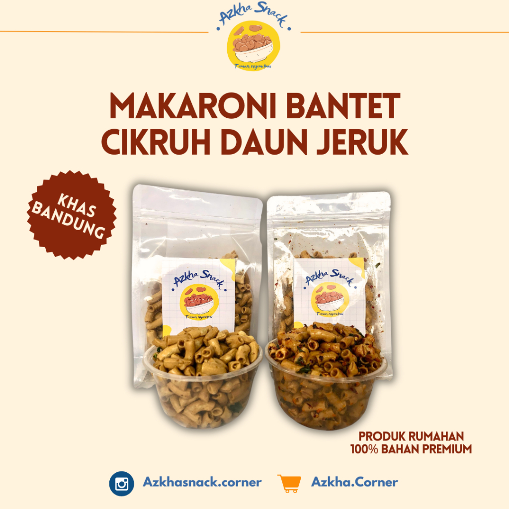 

Makaroni Bantet Cikruh Daun Jeruk
