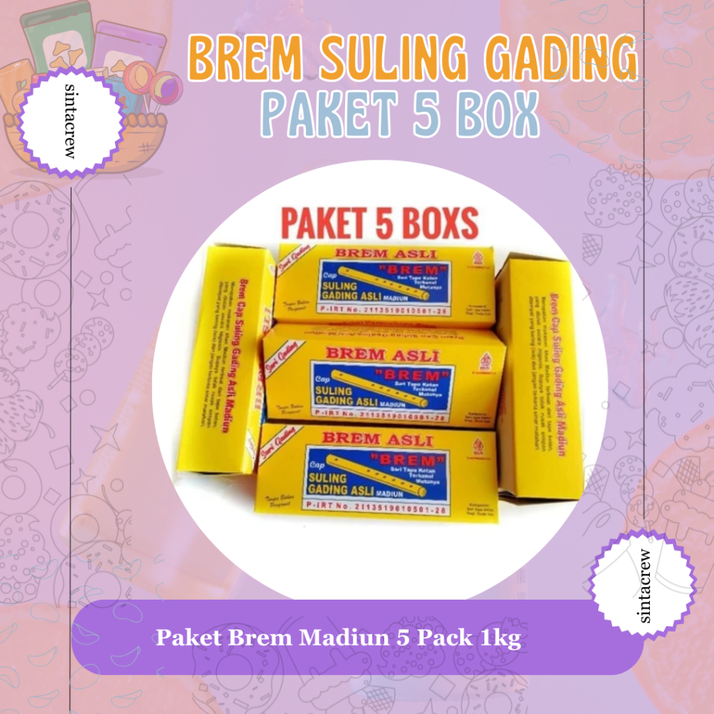 

Paket Brem Madiun 5 Pack 1kg