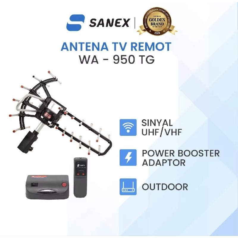 Antena remot SANEX || Sanex Antena TV Digital WA-950TG Outdoor (Remote)