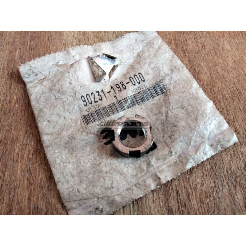 900231 198 000 nut b lock 14mm baut baud mur rumah kopling kampas ganda honda astrea star prima gran