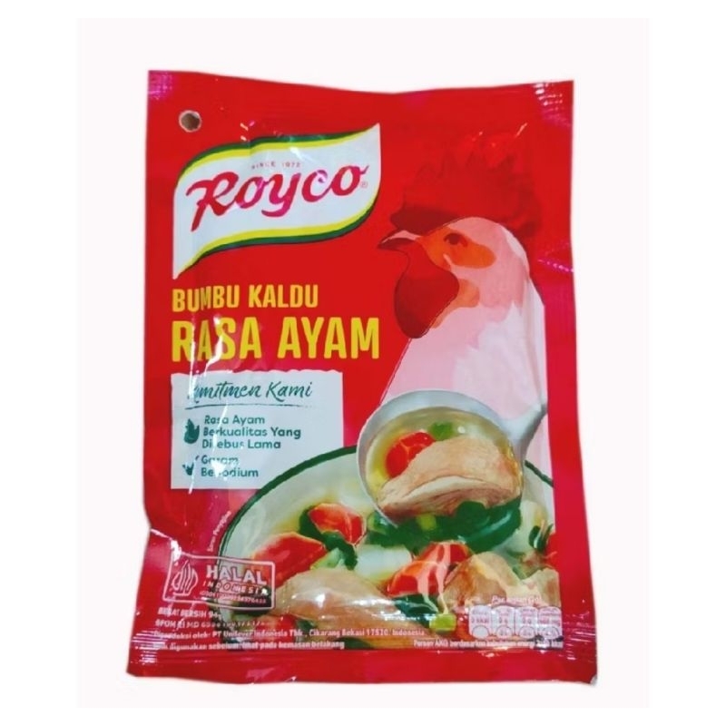 

Royco Sapi Ayam 94 Gram 1 Bungkus ( Eceran )