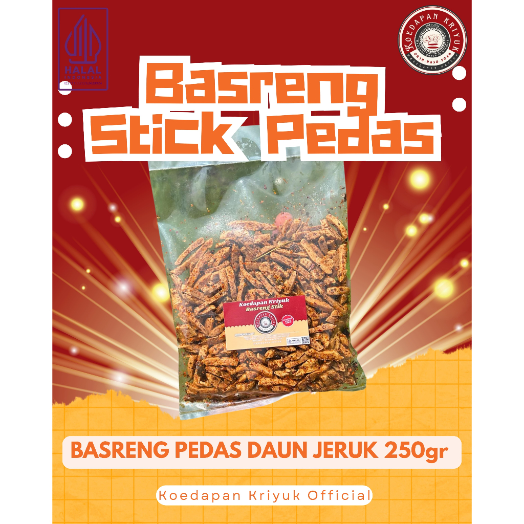 

BASRENG PEDAS DAUN JERUK 250gr – CEMILAN VIRAL RENYAH GURIH, SNACK PEDAS KERING KEKINIAN.