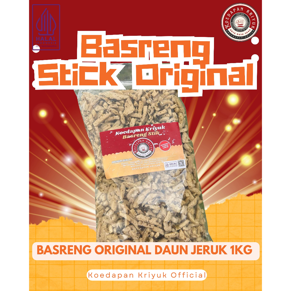 

BASRENG ORIGINAL DAUN 1Kg JERUK BUMBU MELIMPAH PREMIUM KRIUK VIRAL