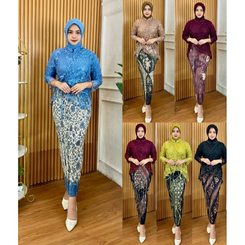 Setelan kebaya Rok Songket