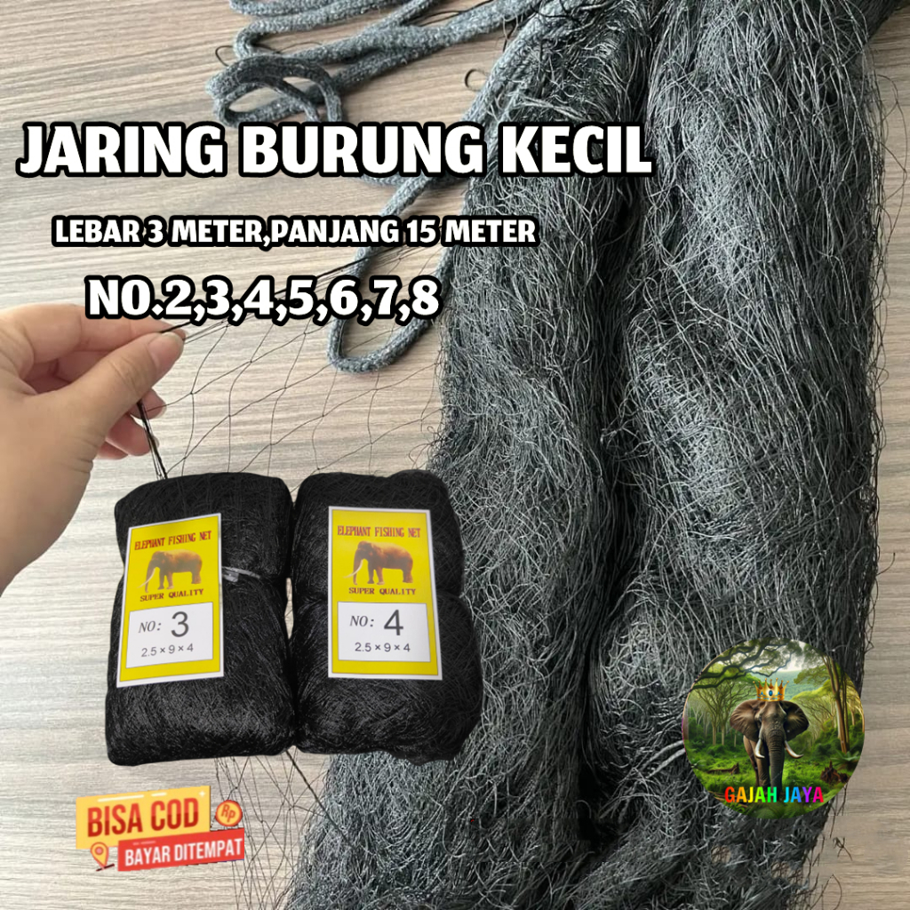 Blibeli Jaring Burung Nilon Emprit, Perkutut, Pipit, Kutilang, Tekukur Jaring Kandang Ayam Jaring