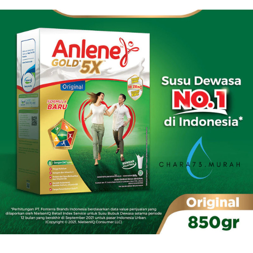 

Terbaru Anlene Gold 5X Susu Bubuk Dewasa Original - 850g Terbaru