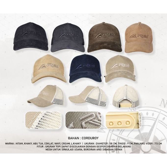 Topi Pria Sumba Hat Arei Outdoorgear T8250