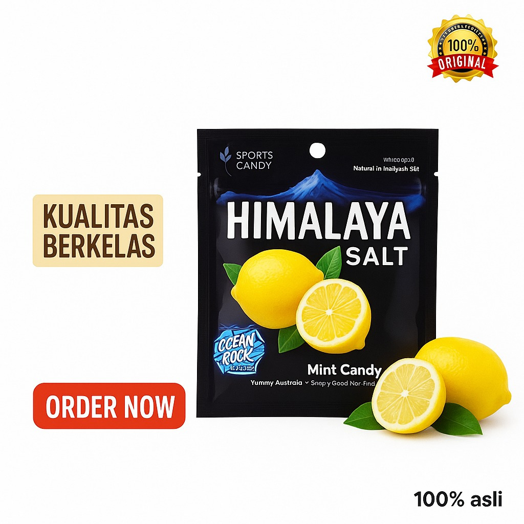 

Permen Himalaya Salt Lemon Candy Cool / Permen Pelega Tenggorokan Mint