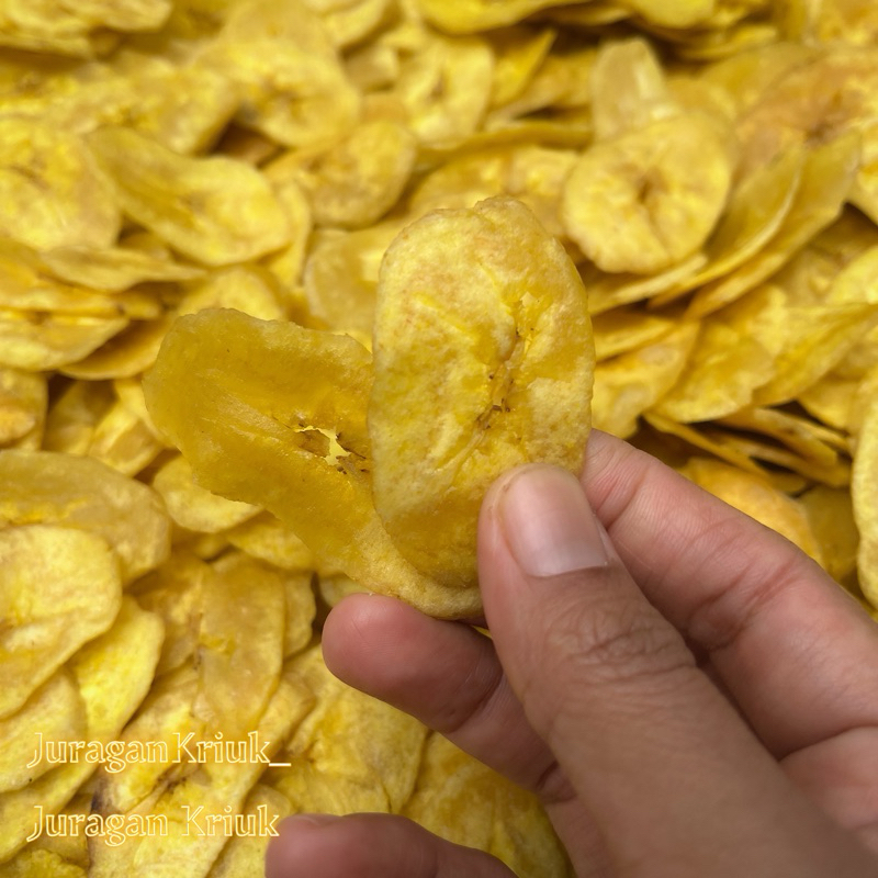 

Keripik pisang koin 1kg asin gurih