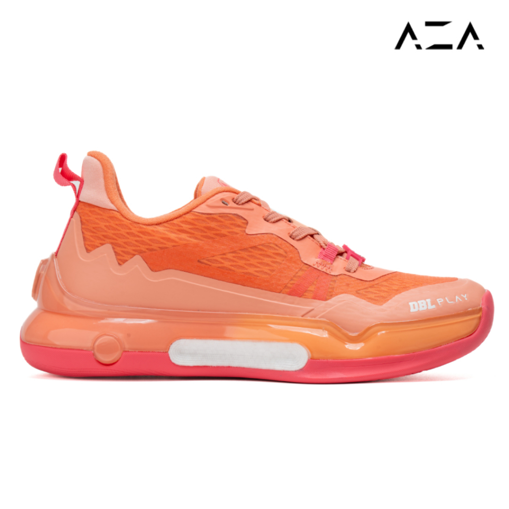 AZA DBL Play Circus Basketball Shoes - Sepatu Basket & Olahraga Pria Wanita - Coral Apricot
