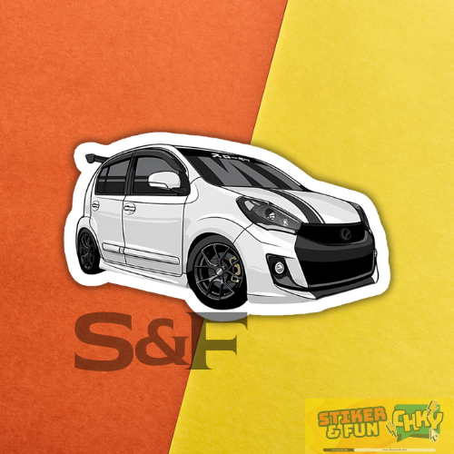 

Stiker Sticker Vinyl Laminasi TOYOTA AGYA
