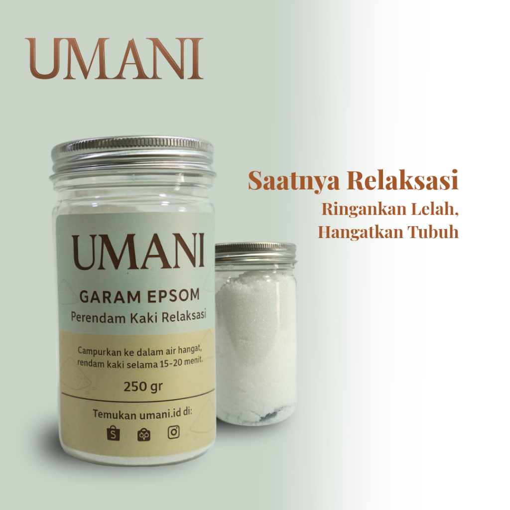 

Garam Epsom Relaksasi Tubuh 250gr – UMANI Premium Quality