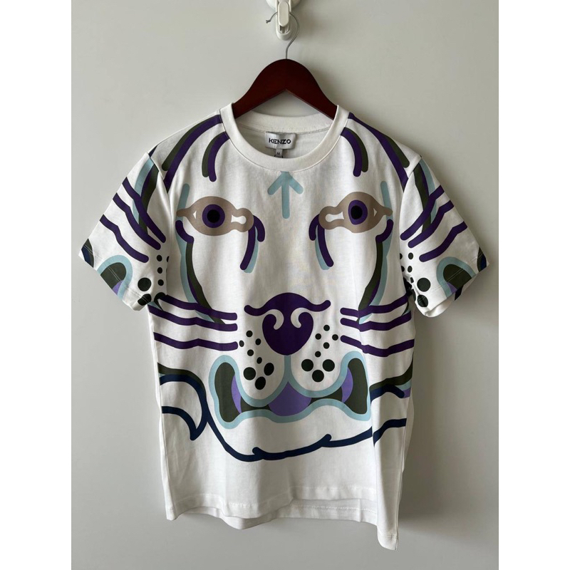 Ready Kenzo K-Tiger Tshirt White Multicolo