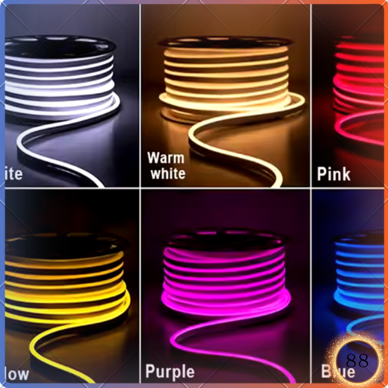LED STRIP NEON FLEX 220V 10M  SUPER TERANG