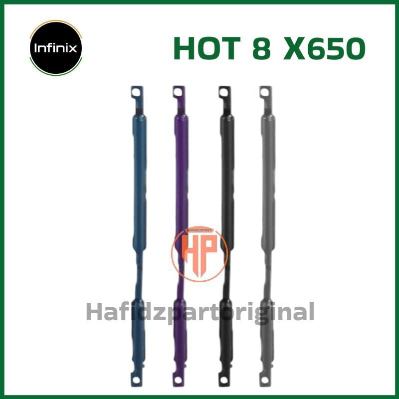 Tombol Luar Power On Off Volume Infinix Hot 8 X650 Copotan Cabutan Bekas
