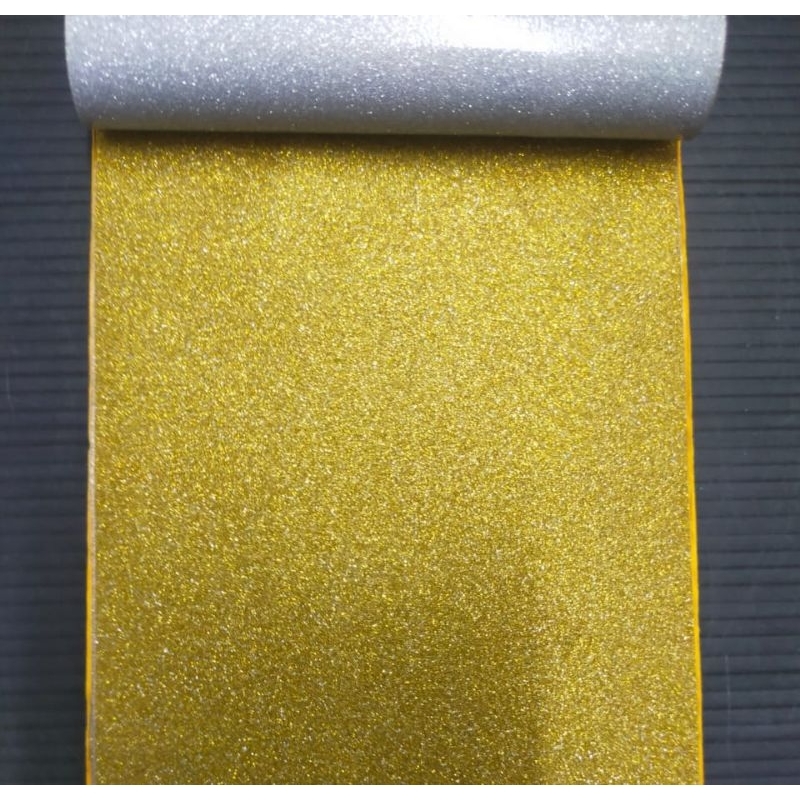 

Kertas Buket Gold Glitter Bungkusan isi 20 Pcs