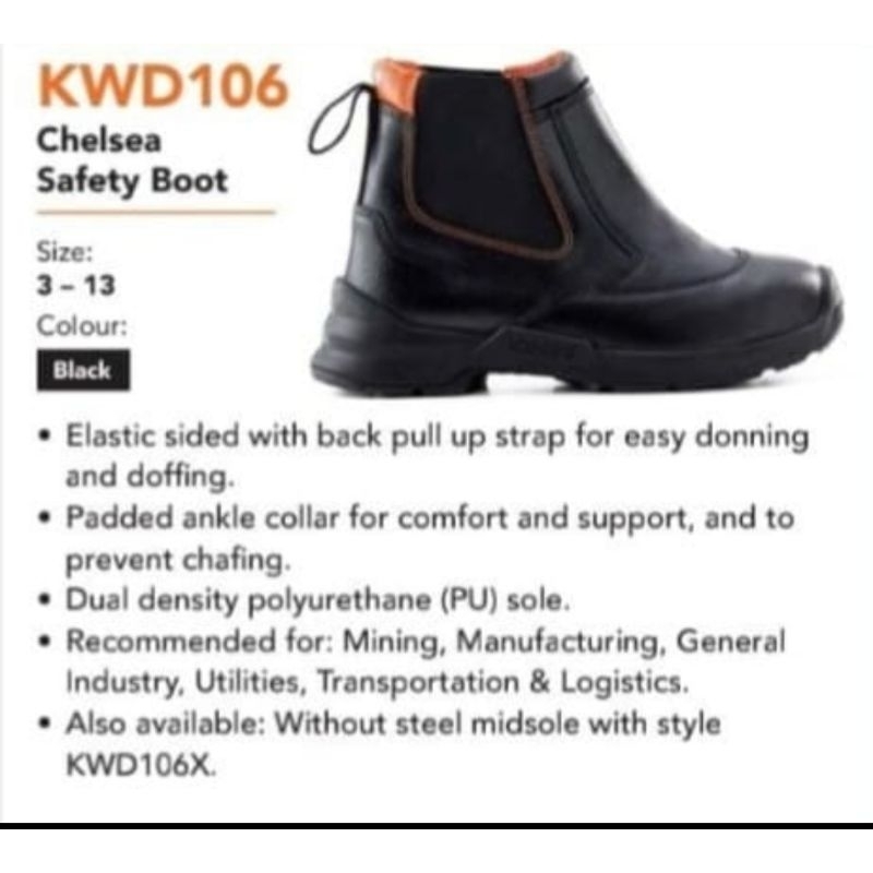 Sepatu Safety KINGS Type KWD 106
