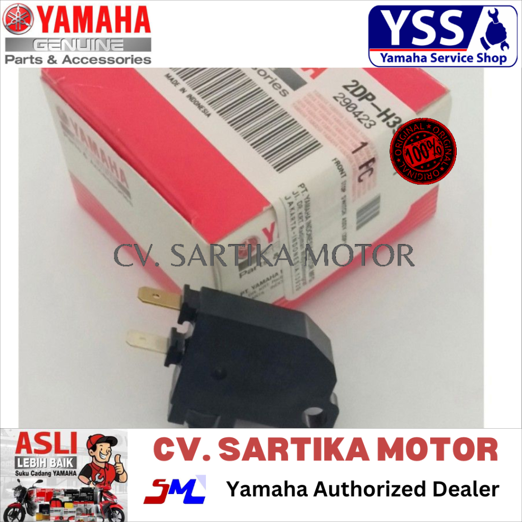 SWITCH REM DEPAN KANAN NMAX XMAX R25 AEROX 155 / FRONT STOP SWITCH ASSY (2DP1) / 2DP-H3980-01