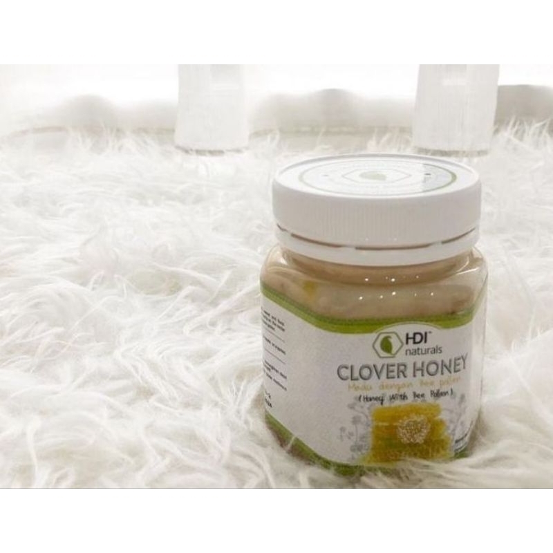 

madu clover honey 250gr exp 2028 gratis sendok kayu