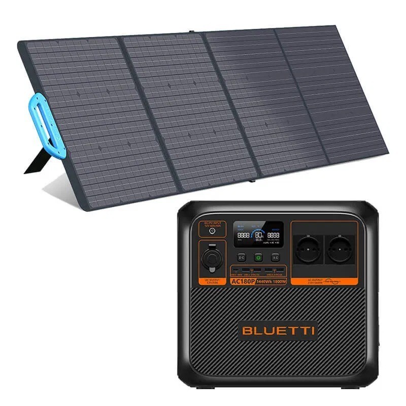 BLUETTI AC180P Power Station 1800W / 1440Wh NEW MODEL + Solar Panel SP200L