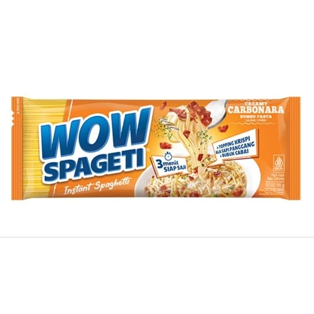 

WOW Spageti Instant Spaghetti Cream Carbonara 88g