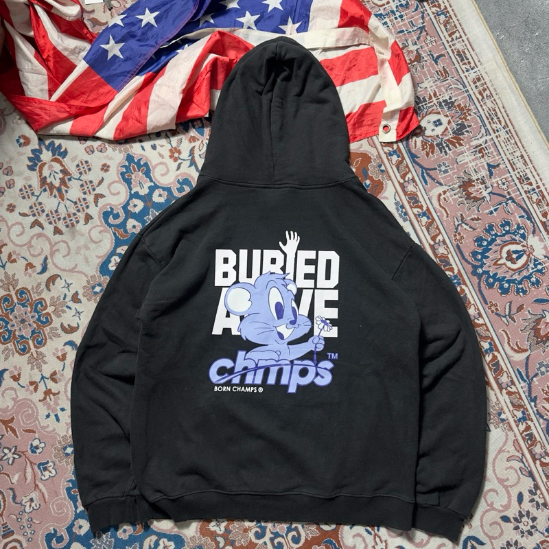 HOODIE BORN CHAMPS SECOND ORIGINAL
