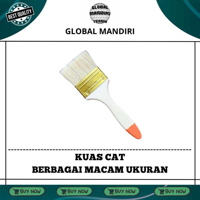 

KUAS CAT ( BERBAGAI MACAM UKURAN ) MURAH KUAT BERKUALITAS