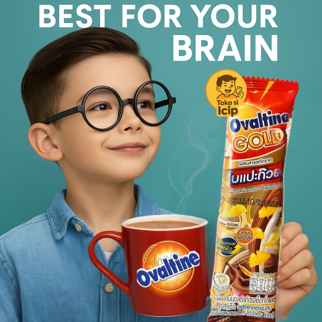 

[Stick] Ovaltine Gold Minuman Cokelat Malt Instant Stik 30gr Satuan 100% Original Thailand