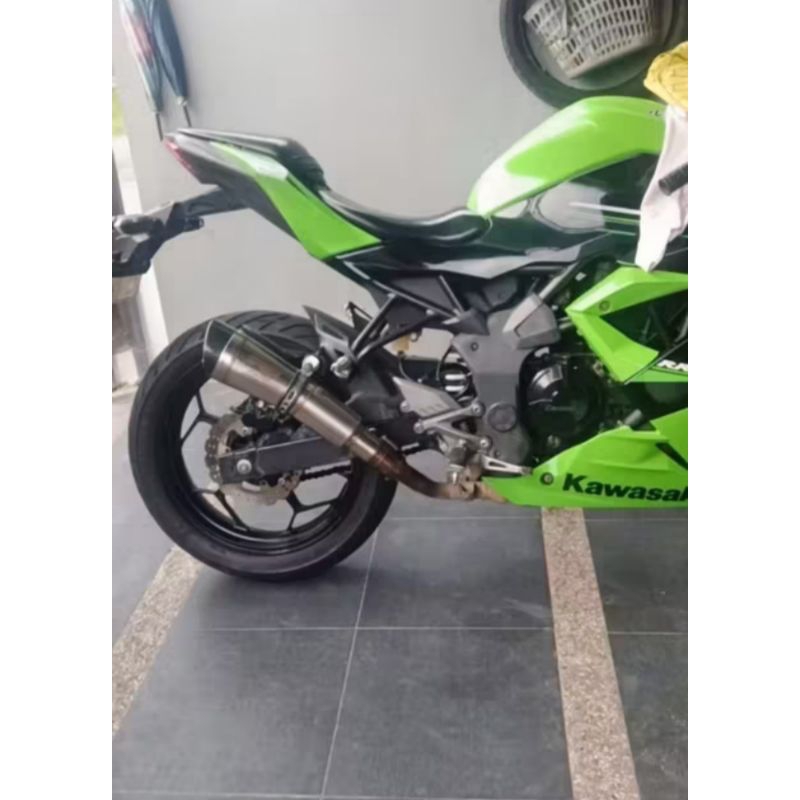 knalpot racing R9 H2+slipon for ninja 250 mono ninja 250sl mono eksoz