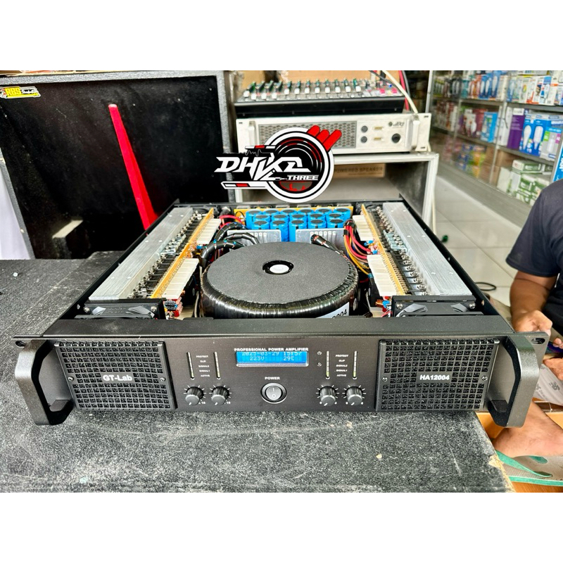 POWER GT LAB HA 12004 4 CHANNEL CLASS H / POWER GTLAB HA12004 / Power Gt lab ha 12004 / gt lab ah 12