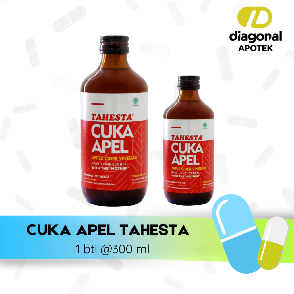 

Cuka Apel Tahesta Original - Multi Khasiat Tanpa Pengawet 100%