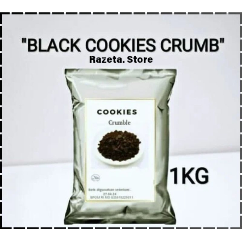 

Bubuk Black Cookies Crum Premium Kemasan Alu dan Kwalitas terjamin toping makanan dan minuman
