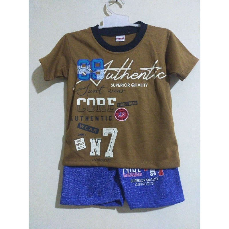 Setelan Anak Sablon Laki-laki Dobitus